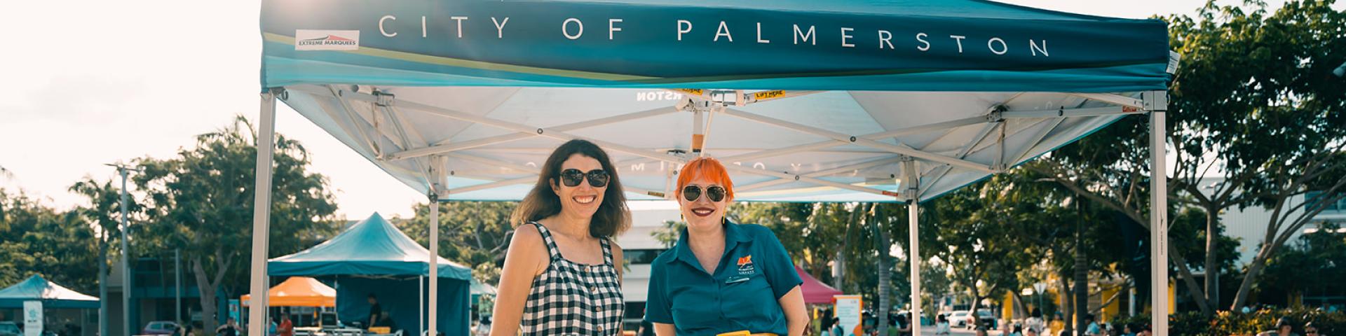 Picture of staff with CoP marquee