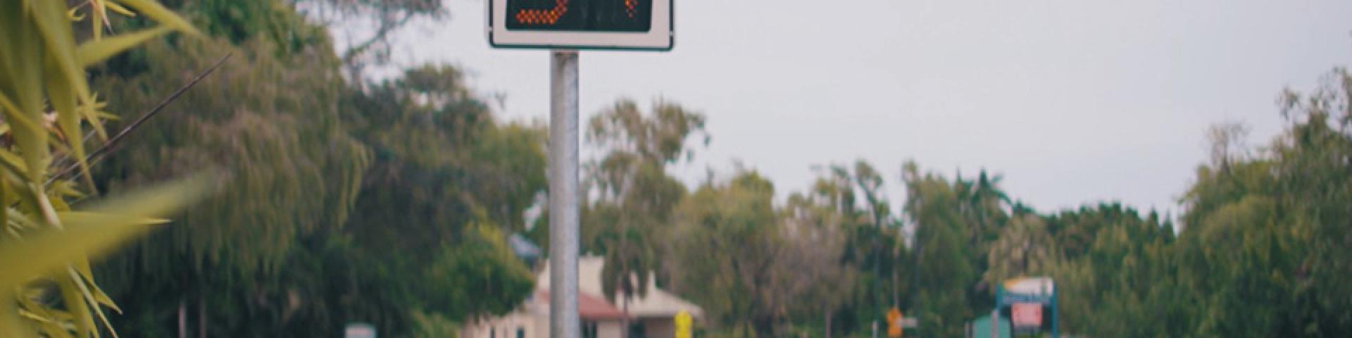 Electronic Speed Limit Signs
