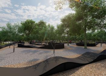 Zuccoli pump track architect render