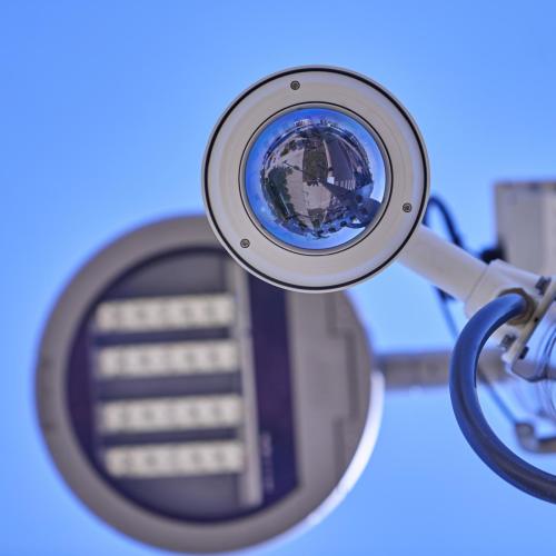 CCTV and LED lights in Goyder Square