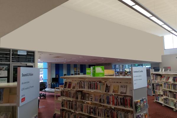 Library bulkhead